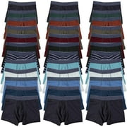 SOCKS'NBULK 36 Pack Men Cotton Briefs in Bulk for Homeless Shelter Donating, Wholesale Underwear for Mens