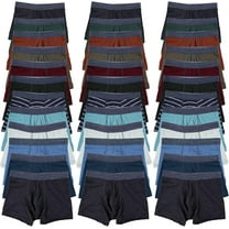 SOCKS'NBULK 36 Pack Men Cotton Briefs in Bulk for Homeless Shelter Donating, Wholesale Underwear for Mens