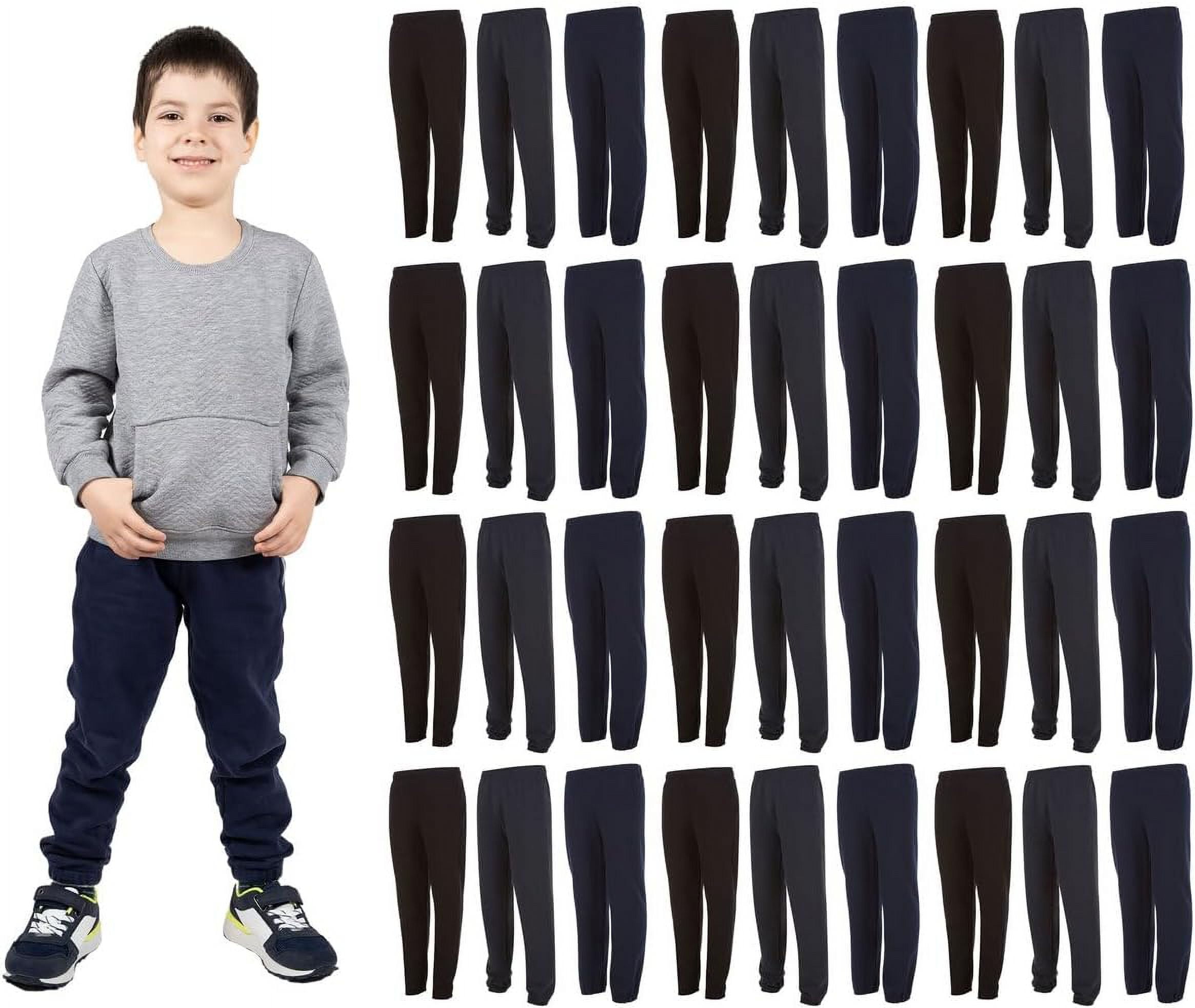 SOCKS'NBULK 36 Pack of Wholesale Childrens Unisex Jogger Bulk