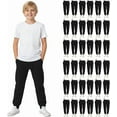 thumbnail image 1 of SOCKS'NBULK 36 Pack of Wholesale Childrens Unisex Jogger Bulk Sweatpants, Black Navy Gray, Comfy Lounge Joggers for Kids, 1 of 4