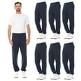 thumbnail image 1 of SOCKS'NBULK 6 Pack of Wholesale Mens Jogger Sweatpants, Homeless Shelter Donation Case, Comfy Bulk Joggers for Men, 1 of 9