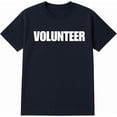 thumbnail image 1 of SOCKS'NBULK 60-Pack Navy Volunteer T-Shirt Size M – Cotton Blend Printed in USA for Events & Outreach, 1 of 2