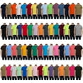 thumbnail image 1 of SOCKS'NBULK 60 Pack of Bulk Mens Cotton Crew Tshirts, Assorted Wholesale Sleeve Tee Shirts (60 Pack Mens Tshirts Pack A, Small), 1 of 5
