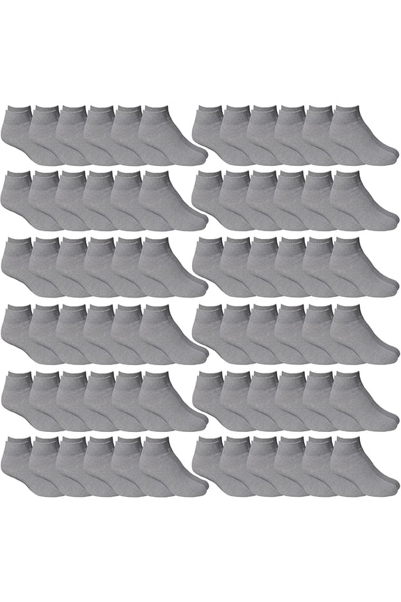 60 Pairs Wholesale Bulk Sport Cotton Unisex Crew, Ankle, Tube Socks, Men Woman Children