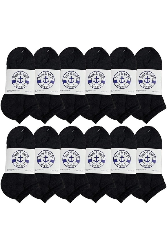 Kids No Show Ankle Socks, Soft Sports Socks In Bulk Packs, (Size 6-8)