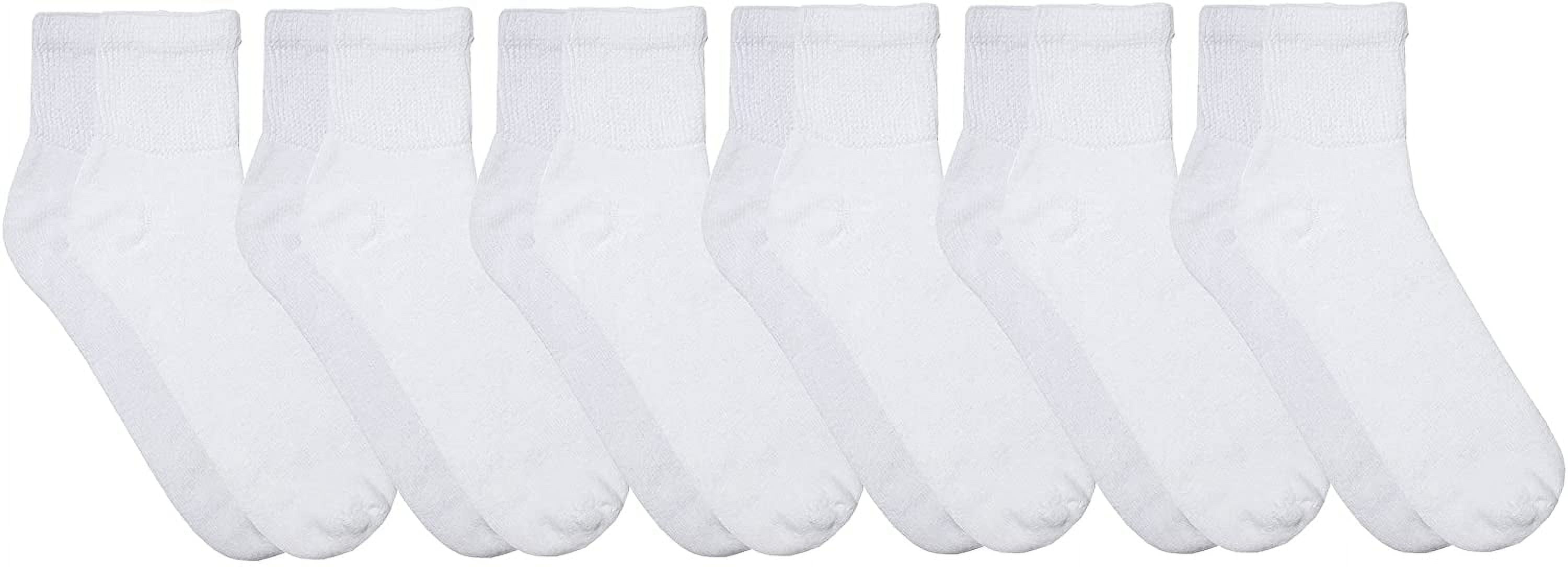 SOCKS'NBULK King Size Cotton Diabetic Crew & Ankle Socks, Big & Tall