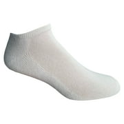 ALL TIME TRADING SOCKS'NBULK Men's Wholesale KIng Size Cotton No Show Socks - Plus Size White Athletic Ankle Socks For Men - 13-16 - 12 Pack