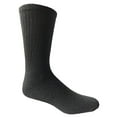 thumbnail image 1 of SOCKS'NBULK Men's Wholesale King Size Cotton Crew Socks - Plus Size Athletic Socks For Men - 13-16 - Black - 120 Pack, 1 of 3