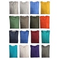 thumbnail image 1 of SOCKS'NBULK Mens Cotton Crew Neck Short Sleeve T-Shirts Mix Colors Bulk Pack Value Deal (180 Pack Mix, XX-Large), 1 of 3