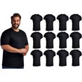 thumbnail image 1 of SOCKS'NBULK Mens Cotton Crew Neck Short Sleeve T-Shirts Mix Colors Bulk Pack, 1 of 6