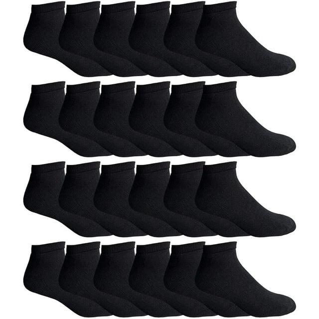 SOCKS'NBULK Mens Cotton No Show Socks, Soft Sports Socks In Bulk, King