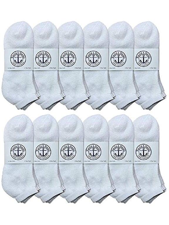 Mens Cotton No Show Socks, Soft Sports Socks In Bulk, King Size 13-16 (Gray, 24)