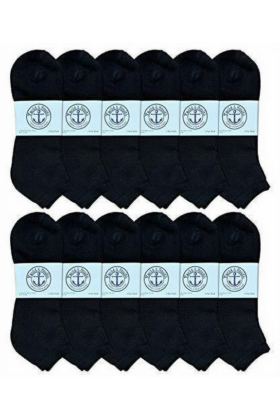Mens Cotton No Show Socks, Soft Sports Socks In Bulk, King Size 13-16 (Gray, 36)