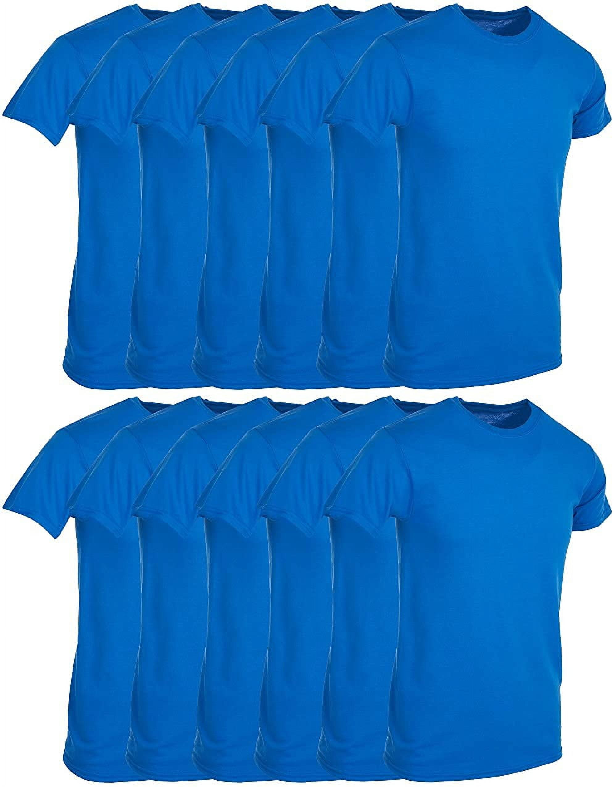 SOCKS'NBULK Mens Cotton Short Sleeve Lightweight T-Shirts, Bulk