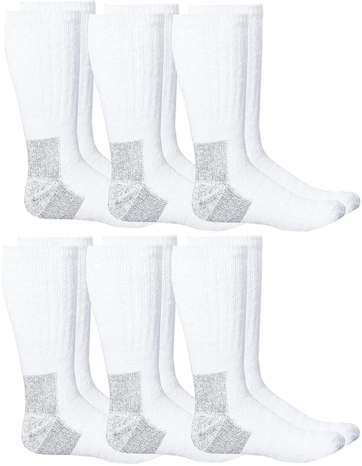 SOCKS'NBULK Mens Heavy Duty Steel Toe Work Socks,