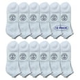 thumbnail image 1 of SOCKS'NBULK Mens Wholesale Bulk No Show Ankle Socks, Big And Tall Cotton Sport Athletic Sock Size 13-16, 1 of 7