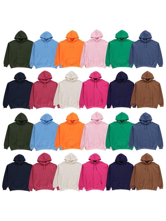 Mens Wholesale Hoodie Sweatshirts, Cotton Blend, Bulk Adults Hoodies Sweatshirt
