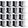 thumbnail image 1 of SOCKS'NBULK Mens & Womens Wholesale Bulk Sports Crew, Athletic Case Pack Socks (48 Paire Mixed Assorted, Mens 10-13 (Shoe Size 7-12)), 1 of 7