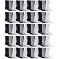 thumbnail image 1 of SOCKS'NBULK Mens & Womens Wholesale Bulk Sports Crew, Athletic Case Pack Socks, by SOCKS'NBULK (60 Pairs Mixed Assorted, Womens 9-11 (Shoe size 5-10)), 1 of 7