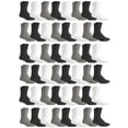 thumbnail image 1 of SOCKS'NBULK 72 Pairs of Mens and Womens Sports Crew Socks, Wholesale Bulk Pairs Athletic Sock, 1 of 1