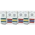 thumbnail image 1 of SOCKS'NBULK Old School Retro Striped Cotton Tube Socks Wholesale Bulk Cotton Sport Socks (6, Mens (10-13)), 1 of 7