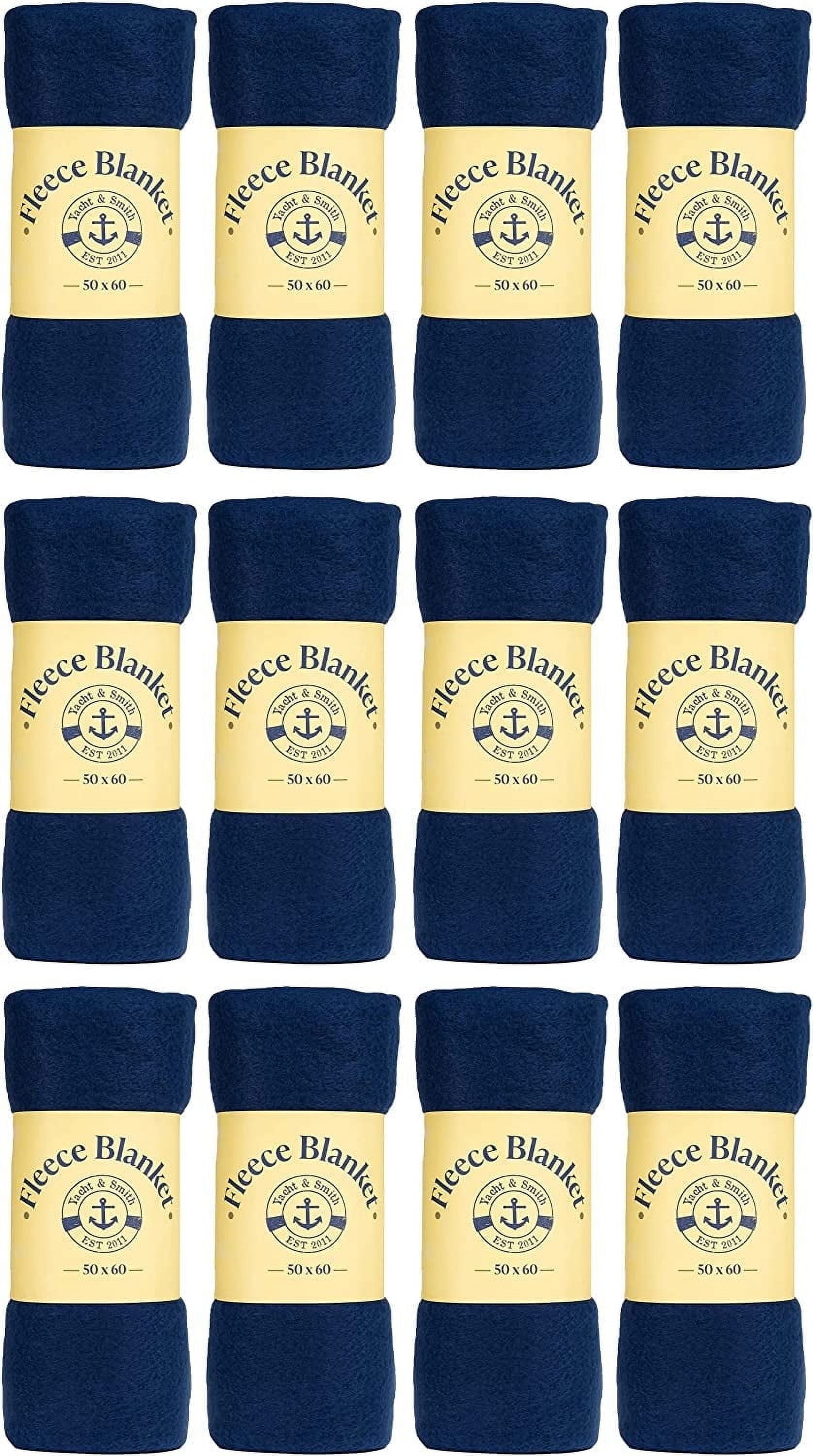 SOCKS'NBULK Soft Fleece Blankets 50 X 60, Lightweight, Cozy Warm Throws Dark Colorful Blanket Sofa Travel Outdoor, Wholesale