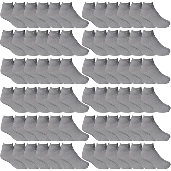 SOCKS'NBULK Sport Cotton Unisex Crew, Ankle, Tube Socks, Men Woman Children 60 Pairs