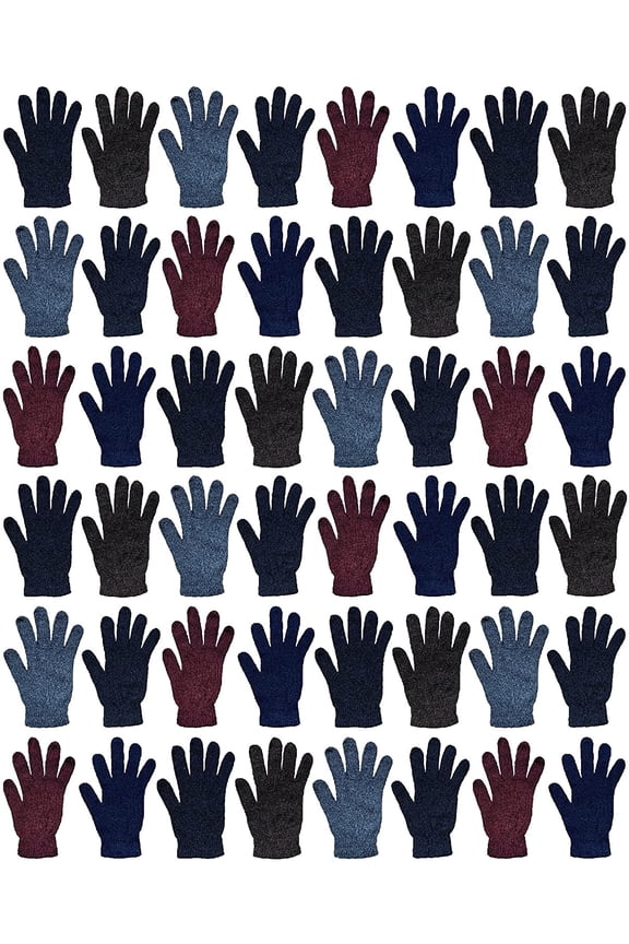 Wholesale Beanies Or Gloves, Bulk Thermal Winter Solid Hat Or Glove (180 Pairs Assorted Gloves)