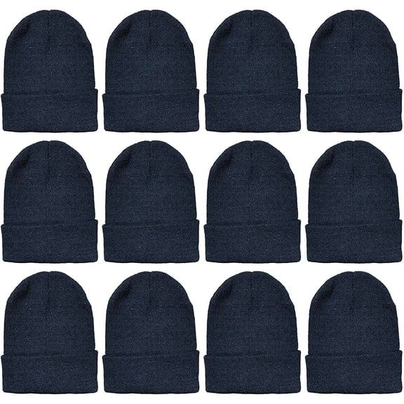 SOCKS'NBULK Wholesale Beanies Or Gloves, Bulk Thermal Winter Solid Hat Or Glove