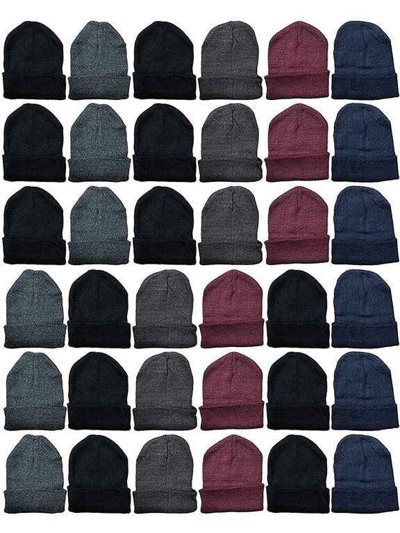 Wholesale Beanies Or Gloves, Bulk Thermal Winter Solid Hat Or Glove