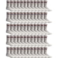 thumbnail image 1 of SOCKS'NBULK Wholesale Bulk Mens Crew Socks, Cotton Big And Tall Plus Size Socks Size 13-16, 1 of 7