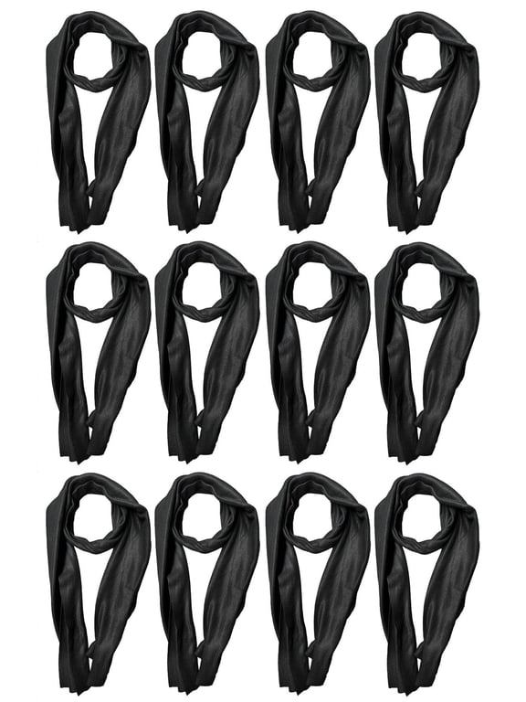 Wholesale Bulk Winter Fleece Scarf Solid Black And Plaid, Scarves in Bulk Unisex, One Size