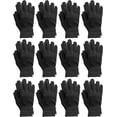 thumbnail image 1 of SOCKS'NBULK Wholesale Bulk Winter Magic Gloves Warm Brushed Interior, Stretchy Assorted Mens Womens, 1 of 4