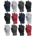 thumbnail image 1 of SOCKS'NBULK Wholesale Bulk Winter Magic Gloves Warm Brushed Interior, Stretchy Assorted Mens Womens, 1 of 8