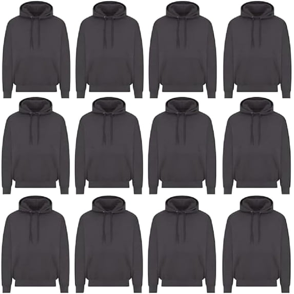 SOCKS'NBULK Wholesale Hoodie Sweatshirts, Men Womens Unisex Hoodies Cotton Blend, Bulk Adults Sweatshirt, Homeless Donation
