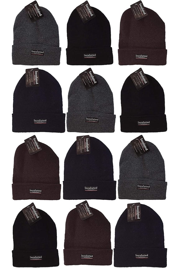Winter Beanies Wholesale Bulk Cold Weather Unisex Hat (One Size Fits All)
