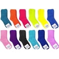 thumbnail image 1 of SOCKS’NBULK Women Winter Fuzzy Socks Crew Socks, Warm Butter Soft, 9-11 (12 Pairs Solid Fuzzy C), 1 of 7