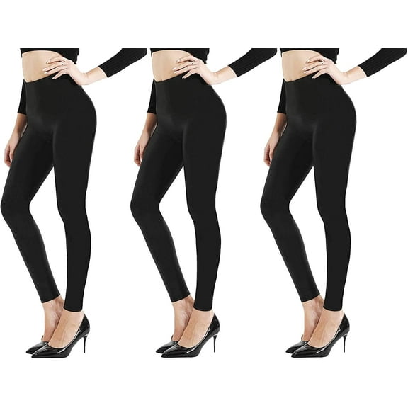 SOCKS'NBULK Women's Fleece Brushed Leggings, Warm, Soft, Bulk Pack Ladies Warm Legging