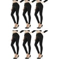 thumbnail image 1 of SOCKS'NBULK Women's Fleece Brushed Leggings, Warm, Soft, Bulk Pack Ladies Warm Legging, 1 of 7