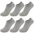 thumbnail image 1 of SOCKS'NBULK Women's No Show Socks, Soft Sports Socks In Bulk, (Size 9-11) (Gray, 72), 1 of 3