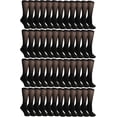 thumbnail image 1 of SOCKS'NBULK Womens Cotton Diabetic Crew Socks, Loose Fit Top Non-Binding Medical Socks, 1 of 4
