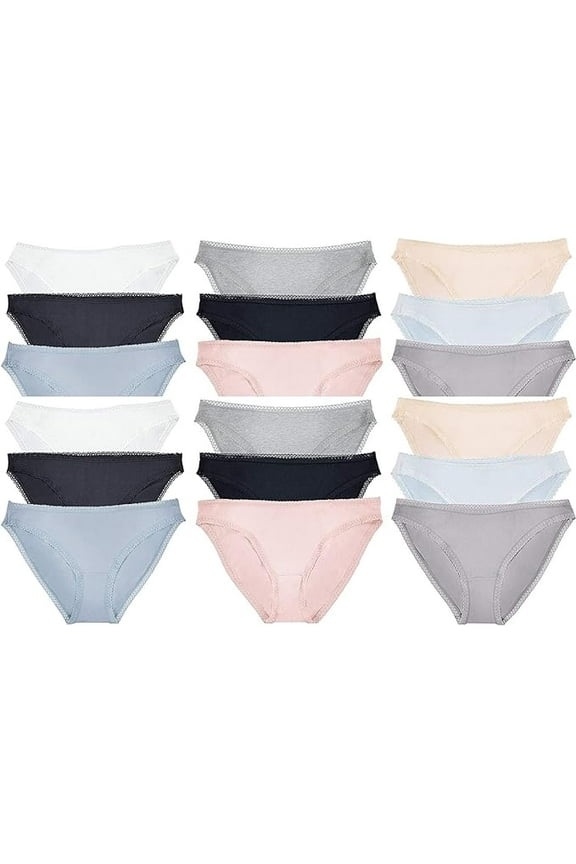 Womens Panties 95% Cotton Soft Underwear, Soft Panty Briefs in Bulk