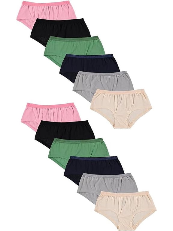 Womens Panties 95% Cotton Soft Underwear, Soft Panty Briefs in Bulk