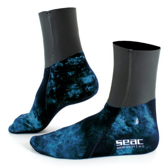 SOCKS SEAL SKIN CAMO BLUE 3 MM XL