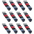thumbnail image 1 of SOCKS'NBULK 72 Pack Boys Cotton Underwear Briefs, Assorted Colors Underpants for Children, Bulk Brief Wholesale Donation Homeless Charity Packs, Size (Small), 1 of 7