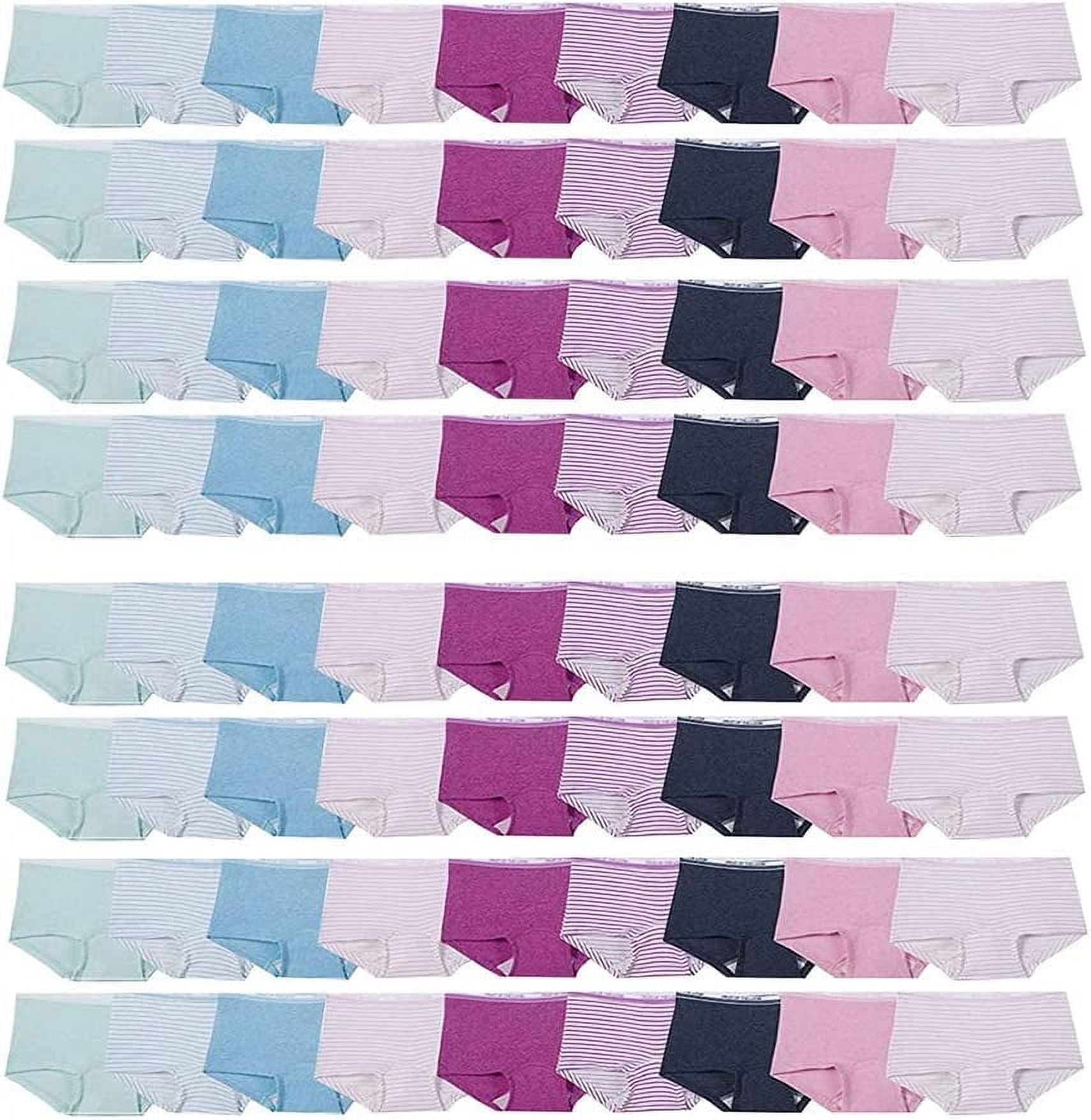 SOCKS'NBULK 144 Pieces of Wholesale Bulk Girls Cotton Colorful Panties  Underwear Children, Mixed Assorted Sizes 4-14
