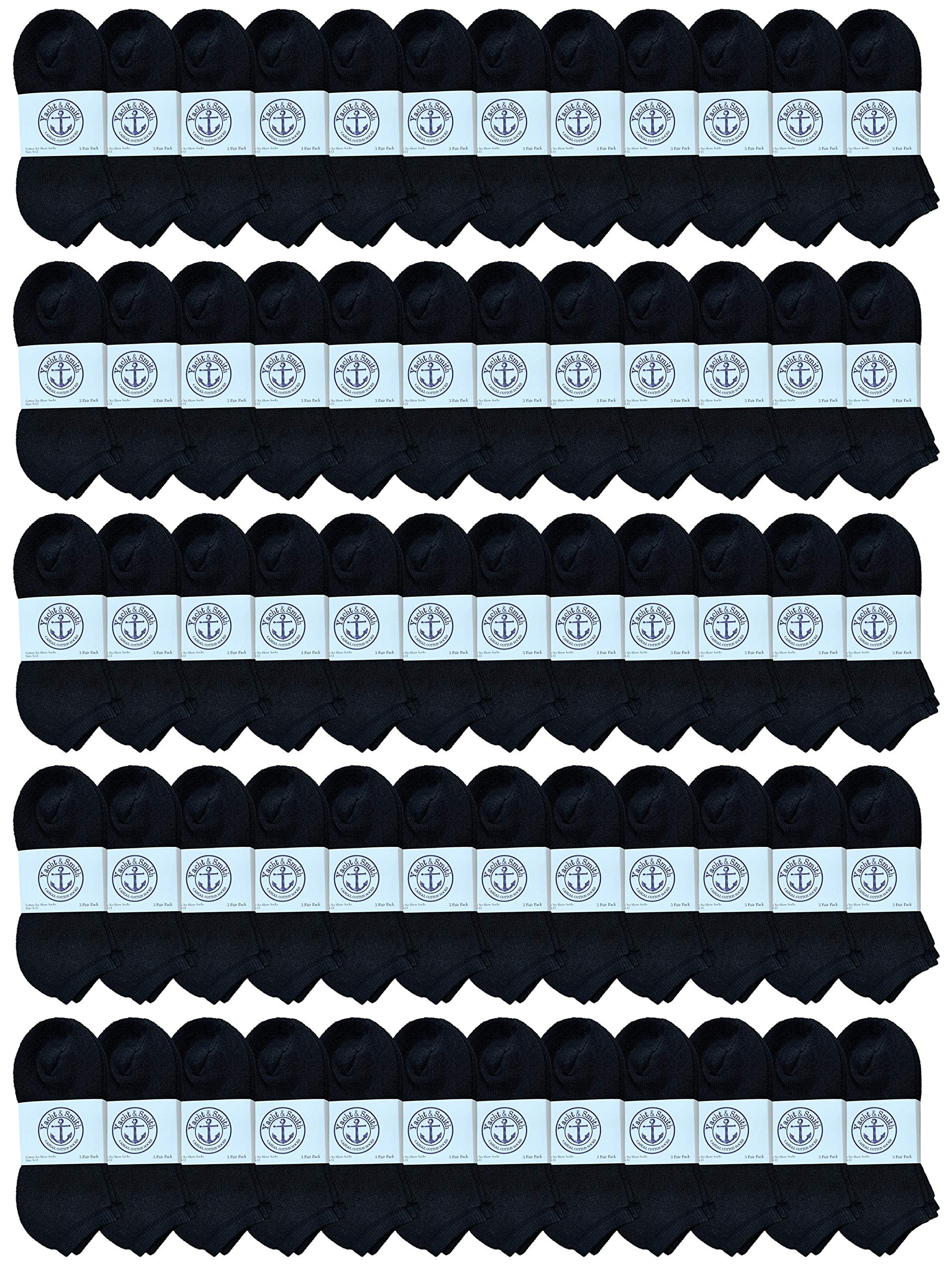 SOCKSNBULK Womens No Show Ankle Socks, Soft Sports Socks In Bulk, Size 9-11