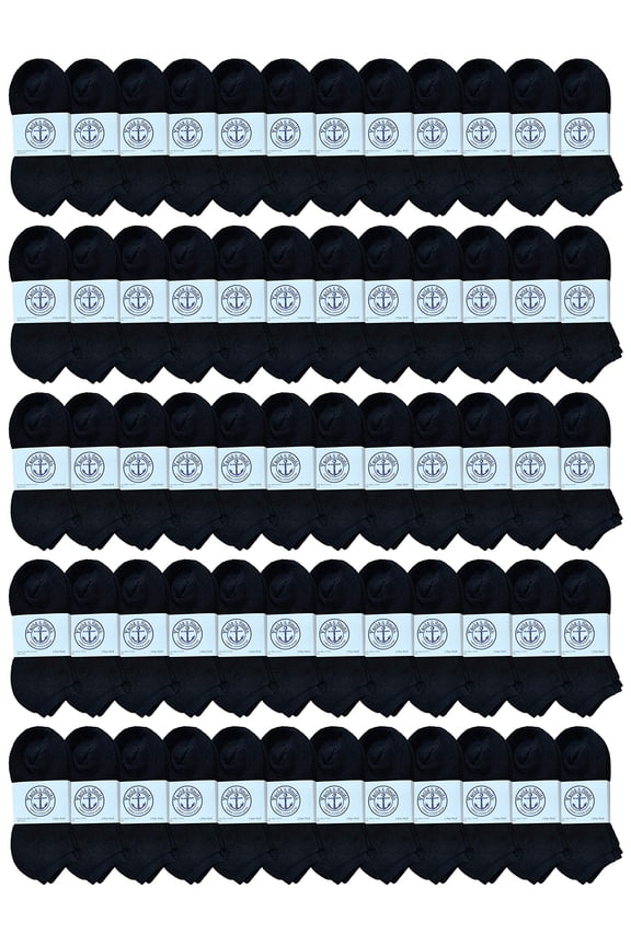 SOCKSNBULK Womens No Show Ankle Socks, Soft Sports Socks In Bulk, Size 9-11