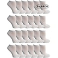 thumbnail image 1 of SOCKSNBULK Womens No Show Ankle Socks, Soft Sports Socks In Bulk, Size 9-11, 1 of 6