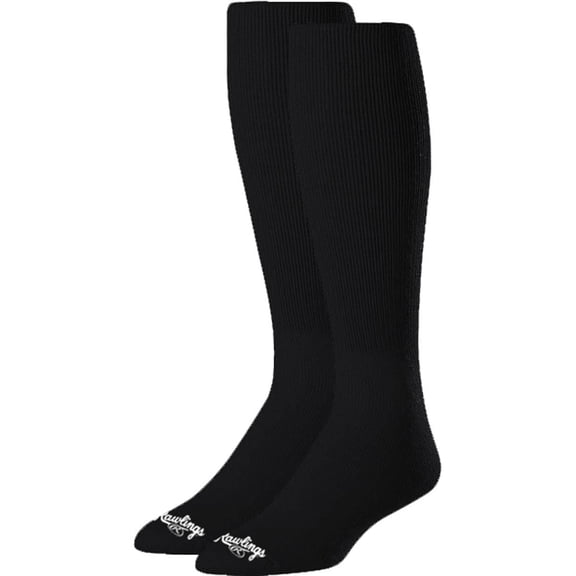 SOCL-BLK Baseball Socks 2 Pair (Large/Black)